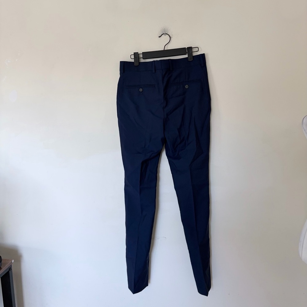 NWT The Kooples Marine Officer business wear suit dress pants unisex navy $360 - Picture 3 of 7
